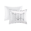 Intelligent Design Metallic Printed Comforter Set