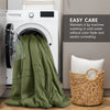 Comfort Spaces Soft Washed Pleated Duvet Cover Set