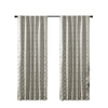 SunSmart Jacquard Lined Total Blackout Rod Pocket/Back Tab Curtain Panel