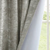 SunSmart Jacquard Lined Total Blackout Rod Pocket/Back Tab Curtain Panel