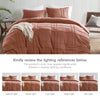 Comfort Spaces Soft Washed Pleated Duvet Cover Set