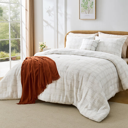 Regency Heights Tessa Waffle Weave Textured Comforter Set