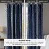 SunSmart Knitted Jacquard Damask Total Blackout Grommet Top Curtain Panel