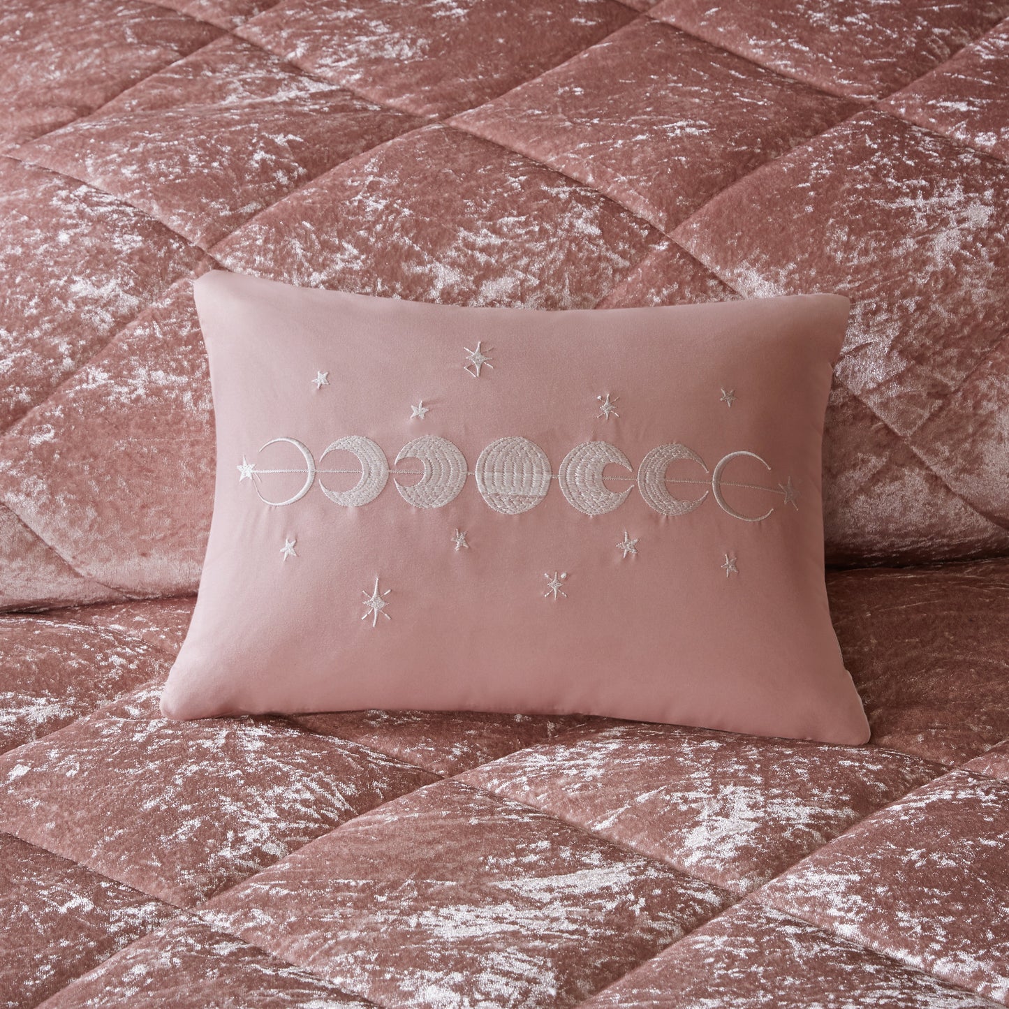 Flora 100% Polyester Velvet Comforter Set