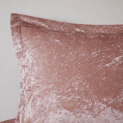 Flora 100% Polyester Velvet Comforter Set