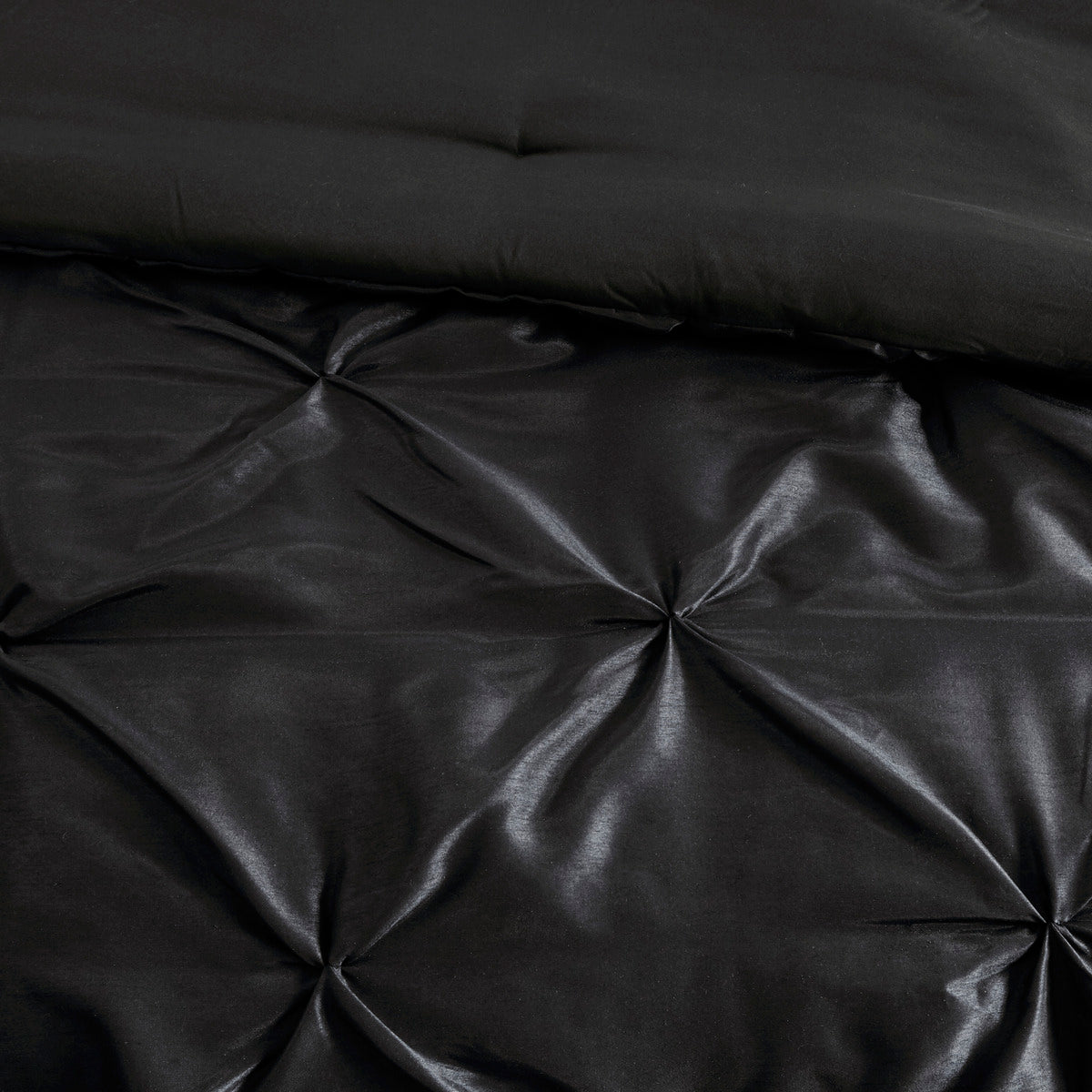 Laurel 100% Polyester Pieced Pleated 7pcs Tufted Comforter Set