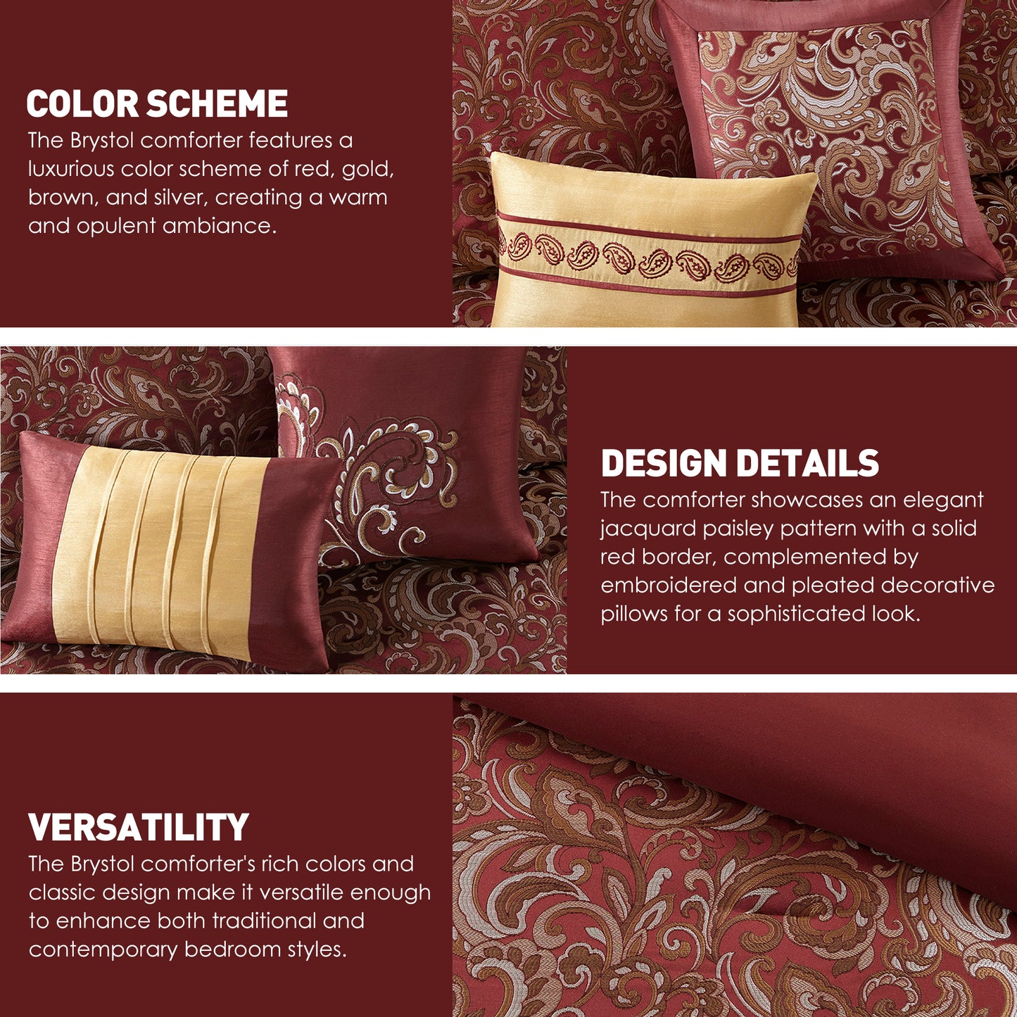 Bryson 8pcs Comforter Set